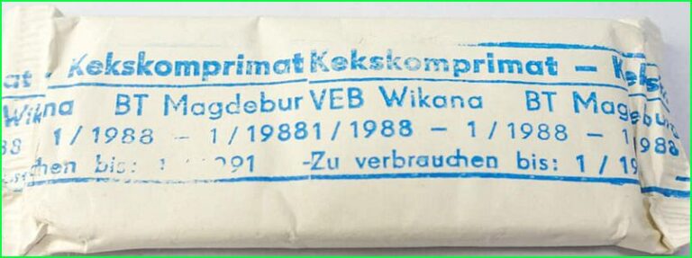 Eiserne Rationen im Keller